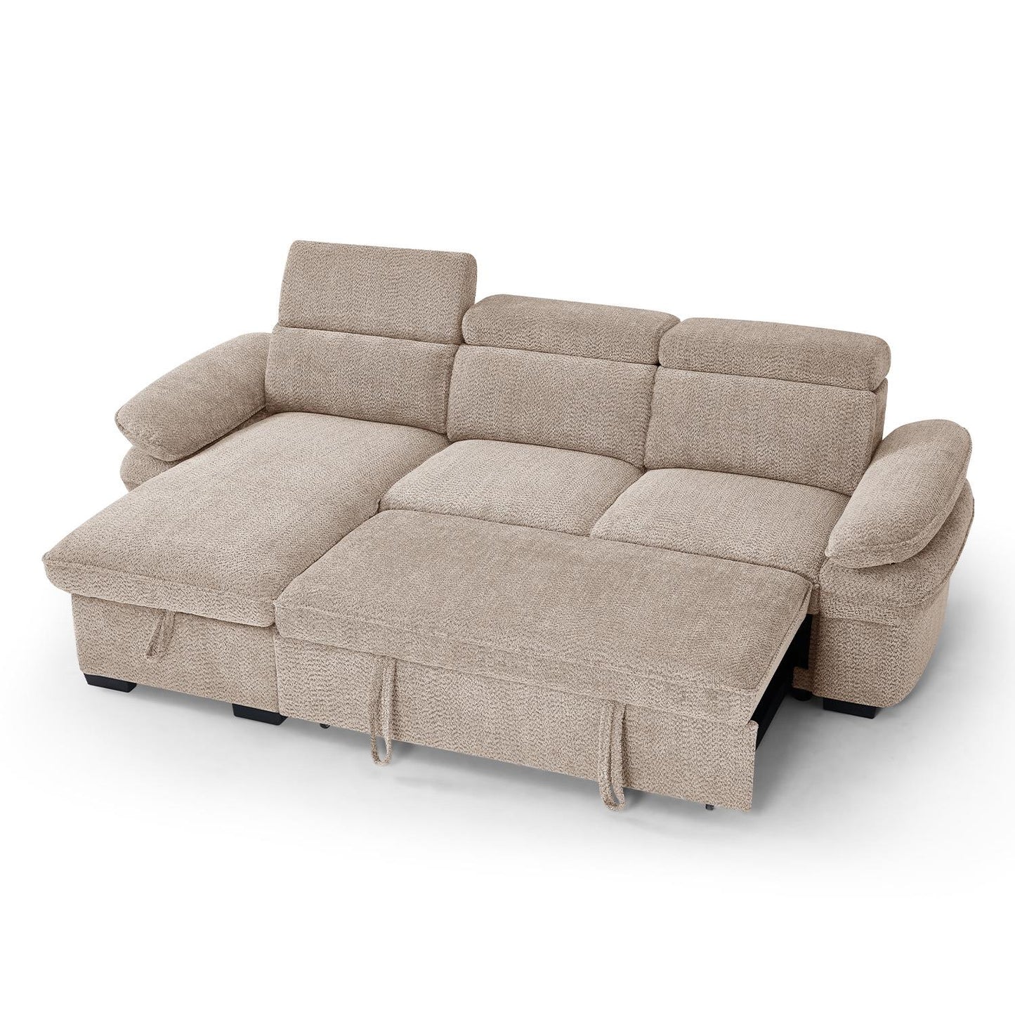 Blake Universal Corner 4 Seater Fabric Sofa Bed