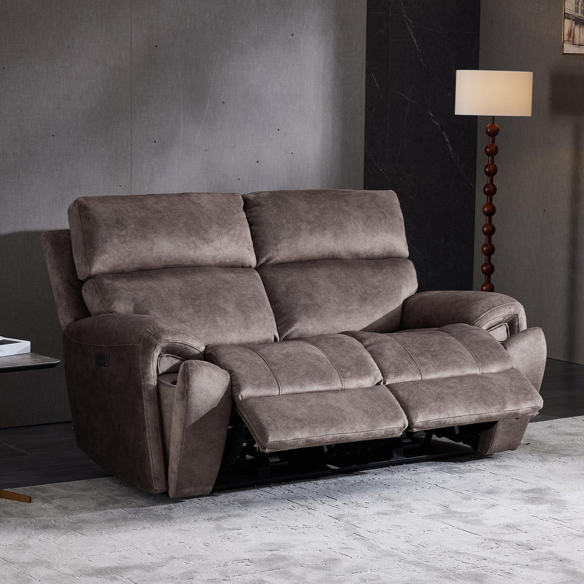 Valtos 3 + 2 Electric Recliner Sofa Suite Truffle or Grey