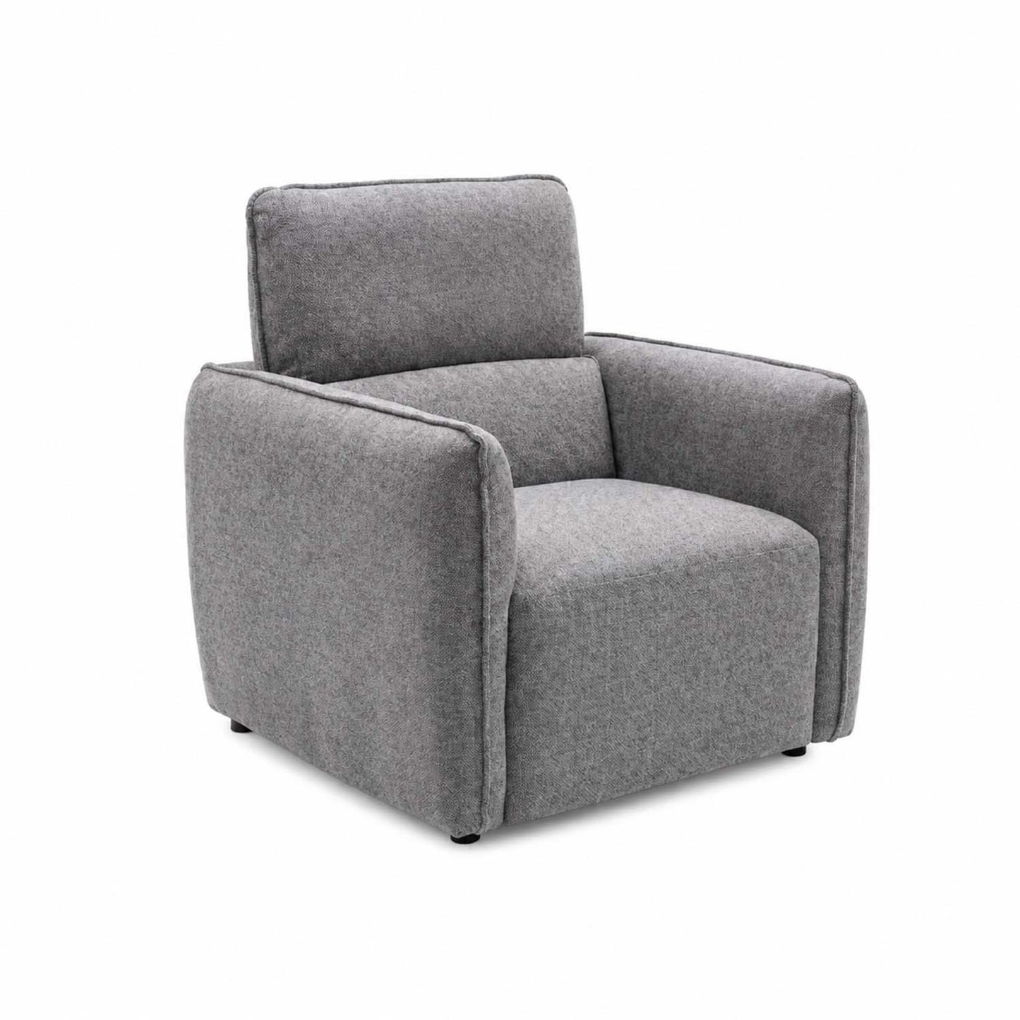 Ashcroft Armchair, Chenille Fabric, Charcoal, Green or Grey