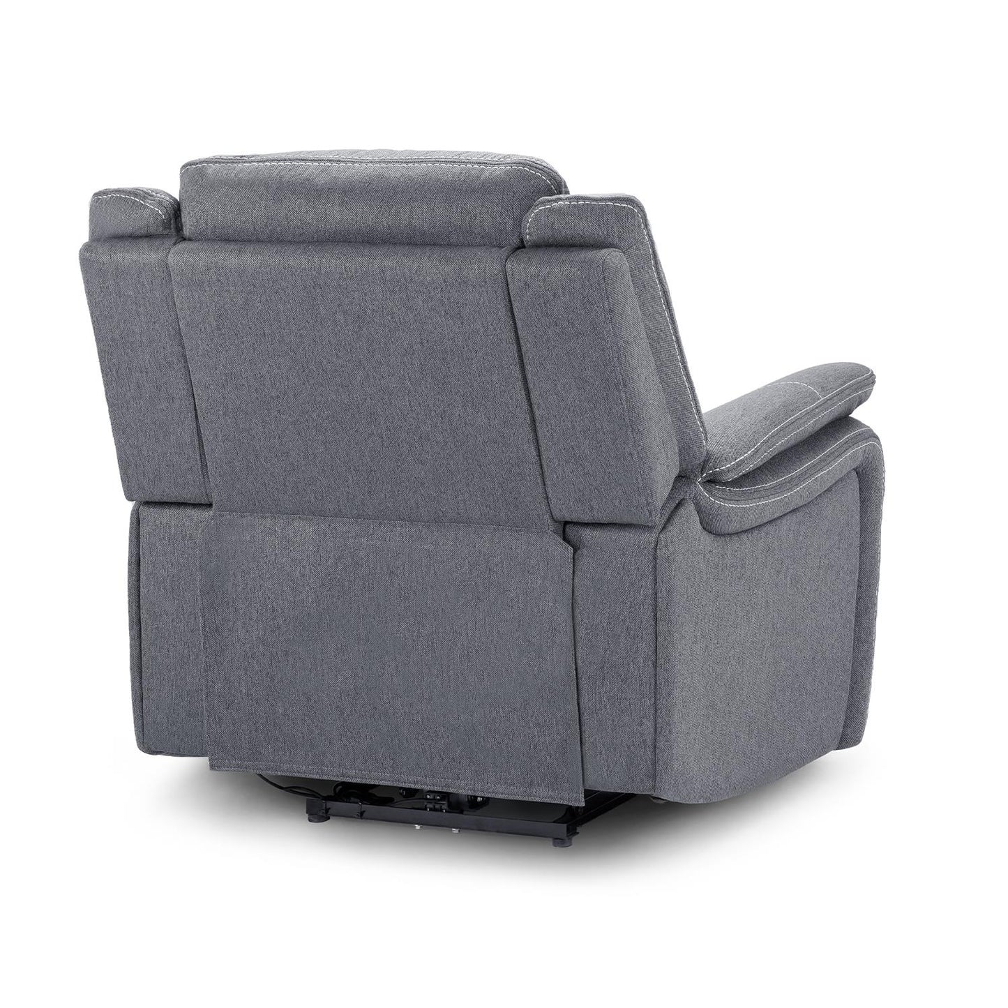 Orlando Grey Fabric Single Seater Electric Reclining Armchair