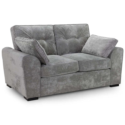 Montford Grey Fabric 3 + 2 Sofa Suite High Back