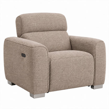 Tisbury Electric Recliner Armchair USB-C Charging Beige or Grey