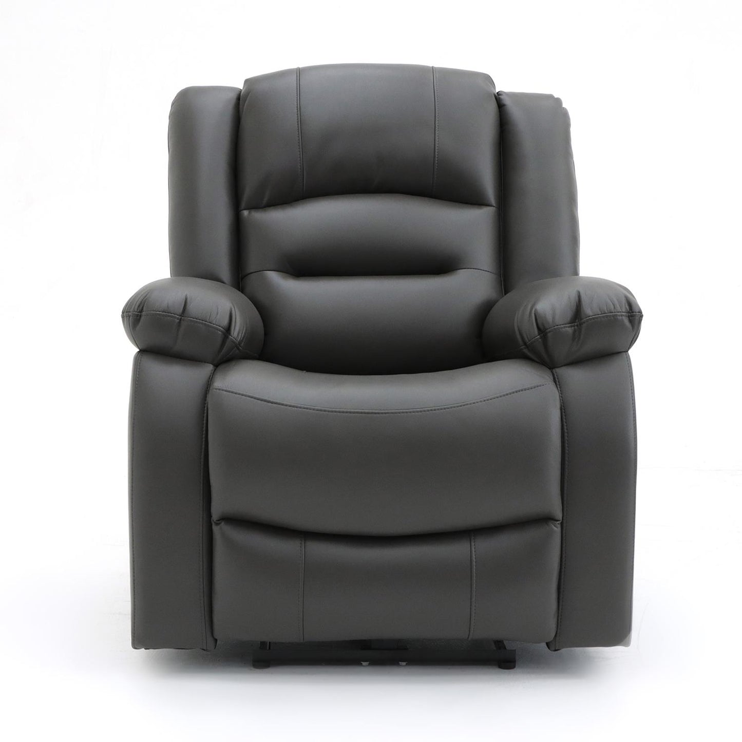 Arlo Black or Grey Leather Like Electric Reclining Armchair