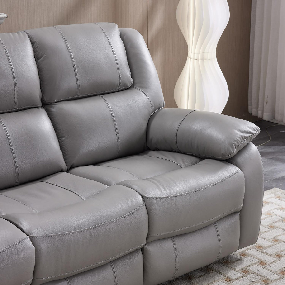 Knowle Electric Reclining 3 Piece Sofa Suite 3 + 1 + 1 Pisa Grey