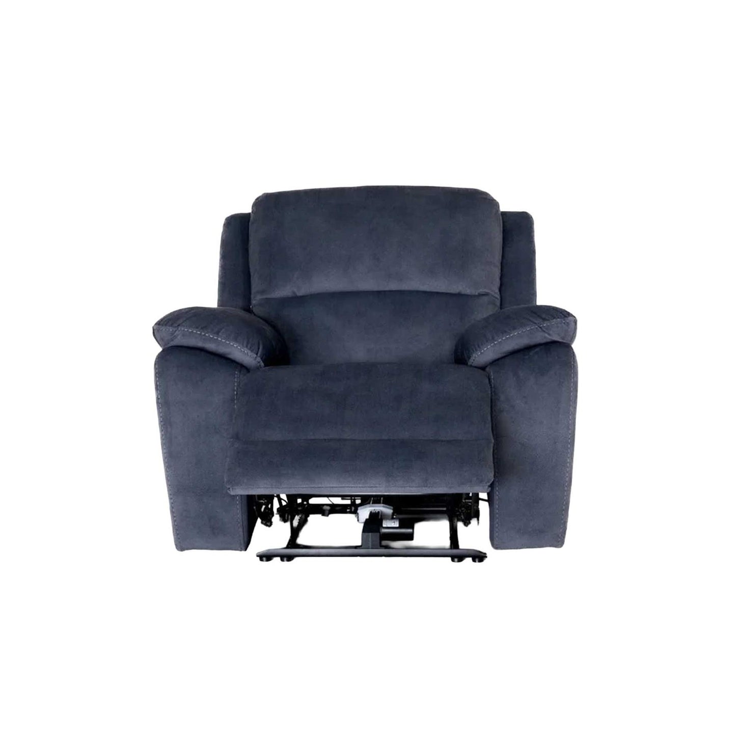 Bella Electric Power Reclining Armchair Single Seater Ink Grey