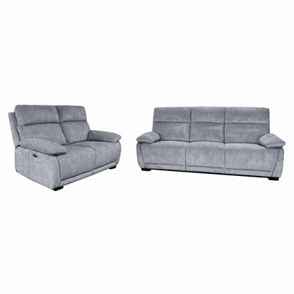 Piccadilly Electric Recliner Sofa Fabric USB 3 + 2
