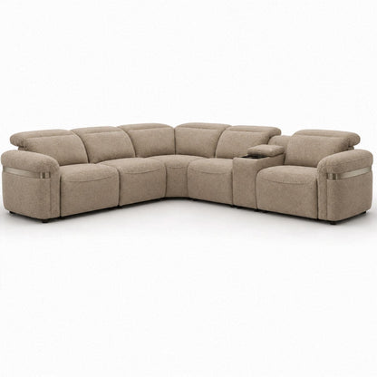 Buxley 5 Seater Electric Reclining Corner Sofa Wireless Charging