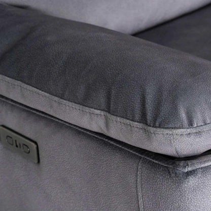 Tilly Electric Reclining 3 Piece Sofa Suite 2 + 1 + 1 Charcoal
