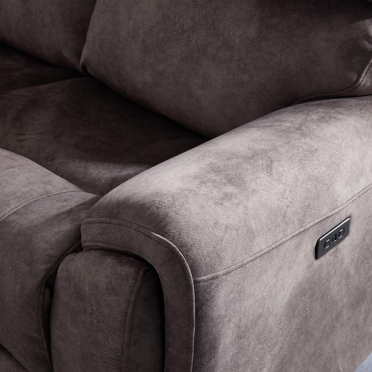 Valtos 3 Seater Electric Reclining Sofa Truffle or Grey