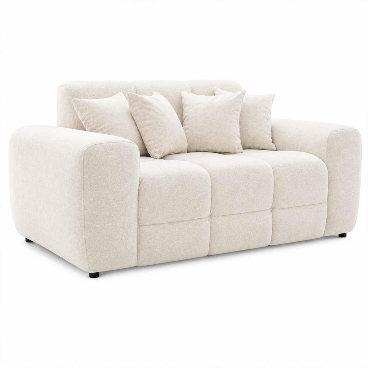 Jenson Plush Velvet 3 + 2 Seater Sofa Set Deep Seats & Boxed Arms