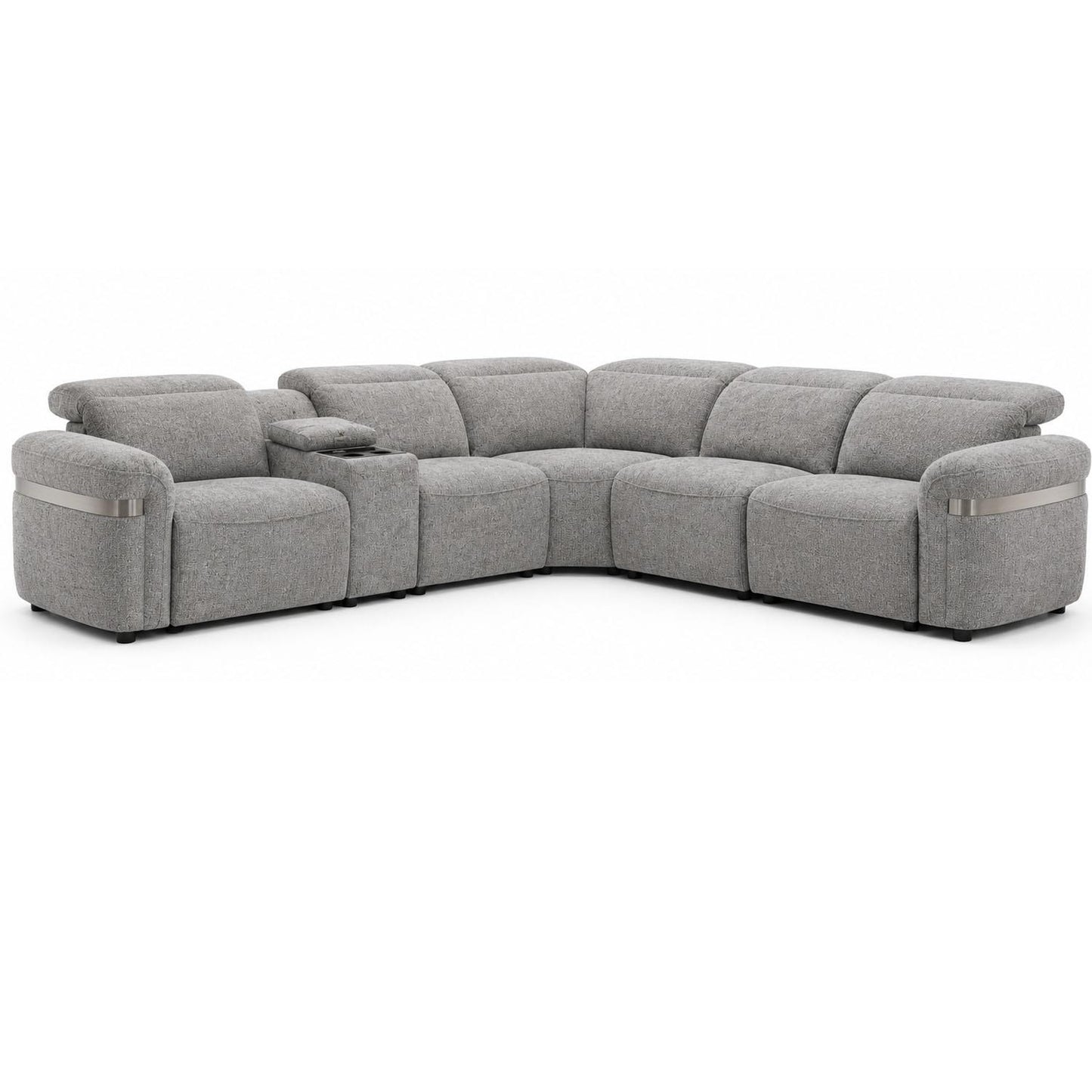 Buxley 5 Seater Electric Reclining Corner Sofa Wireless Charging