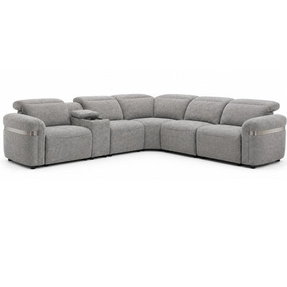 Buxley 5 Seater Electric Reclining Corner Sofa Wireless Charging