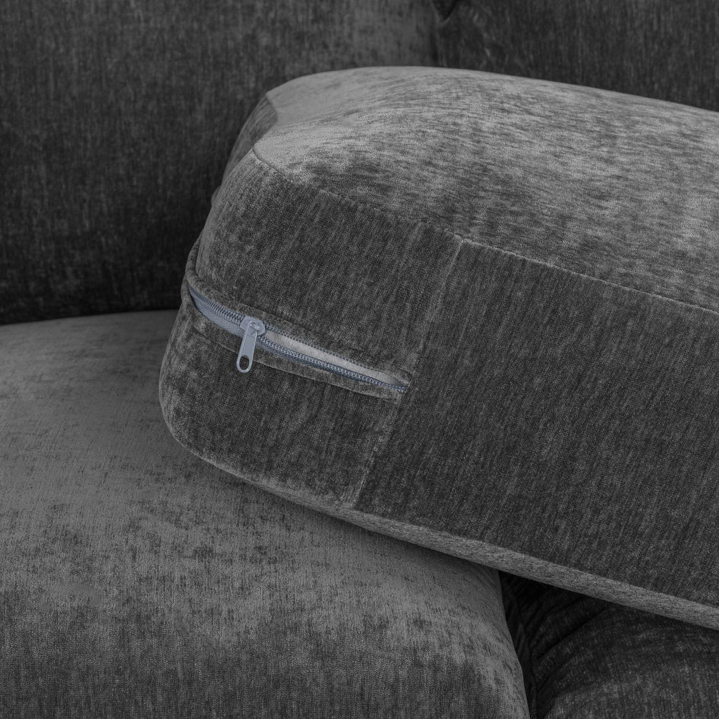 Colby 5 Seater L Shaped Corner Sofa Fabric