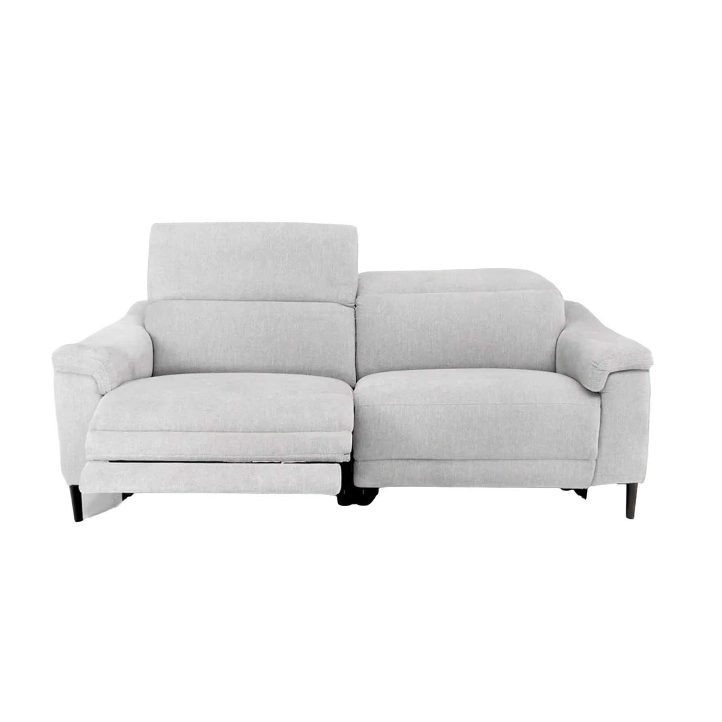 Oscar Electric Reclining 3 Piece Sofa Suite 3 + 2 + 1 Ivory Fabric