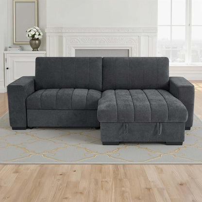 Frankie Universal Corner Sofa Bed with Storage USB & Cupholder
