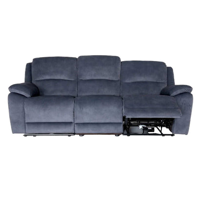 Bella Electric Reclining 3 Piece Sofa Suite 3 + 2 + 1 Grey