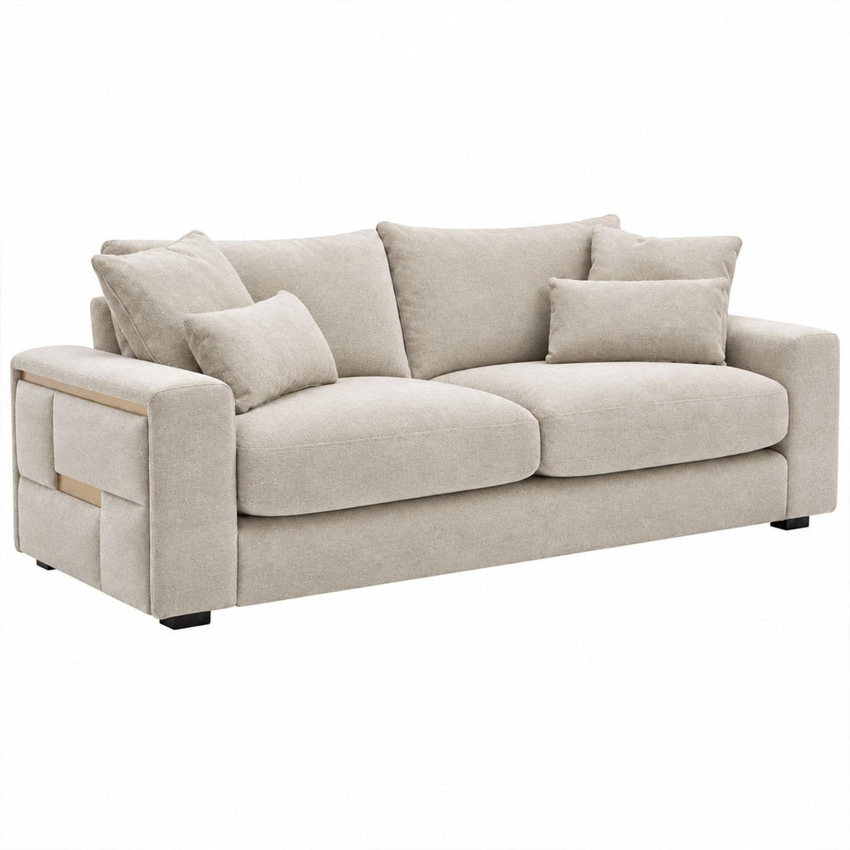 Juno Chenille 3 + 2 Seater Sofa Set with Removable Cushions
