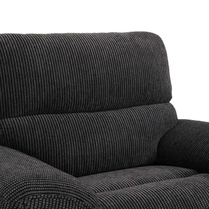 Carla Electric Reclining 3 Piece Sofa Suite 3 + 1 + 1 Black