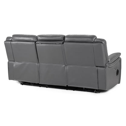 Orlando Leather 3 Piece Electric Reclining Sofas 3 + 1 + 1