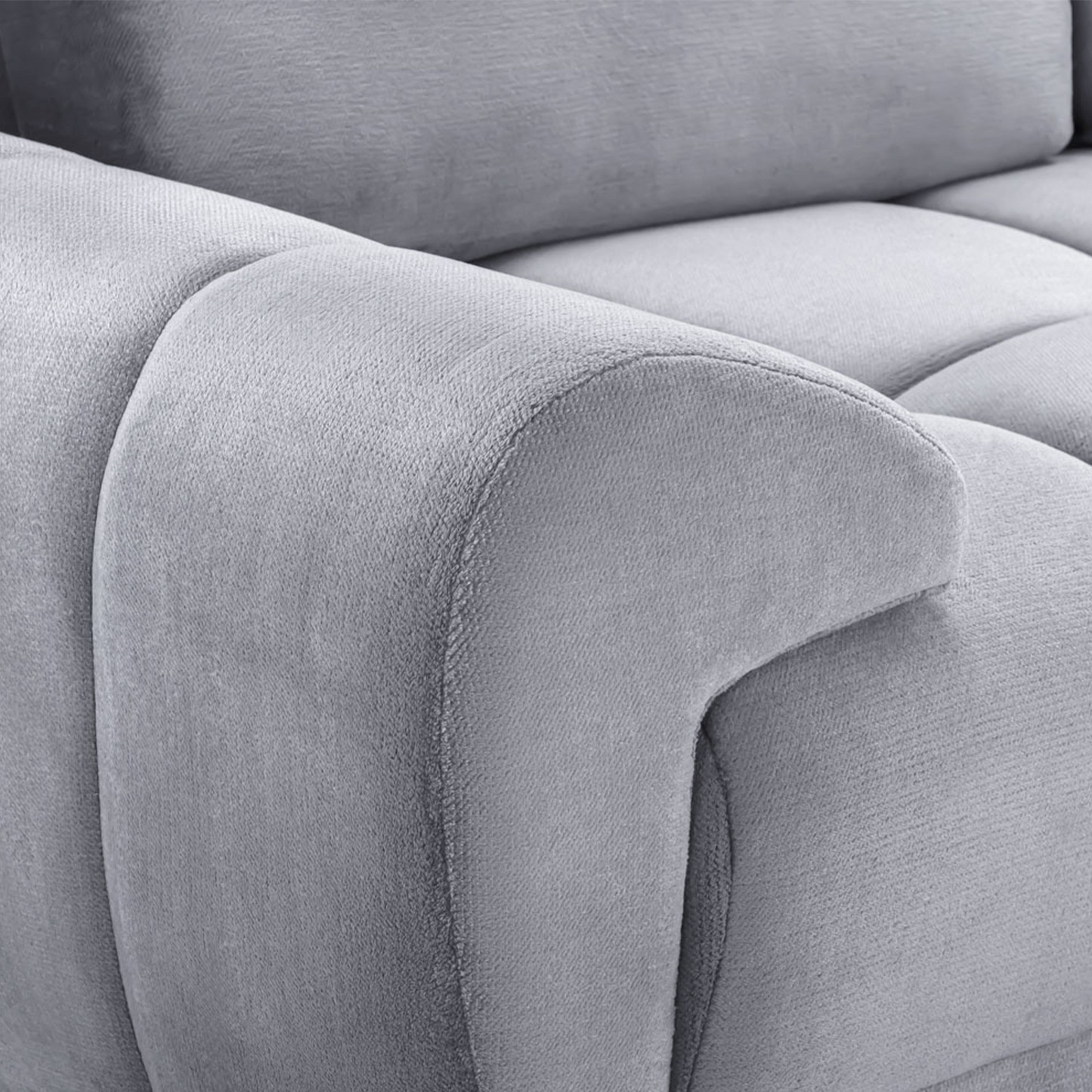 Zura Plush Velvet Large Armchair | Cream, Grey or Mocha