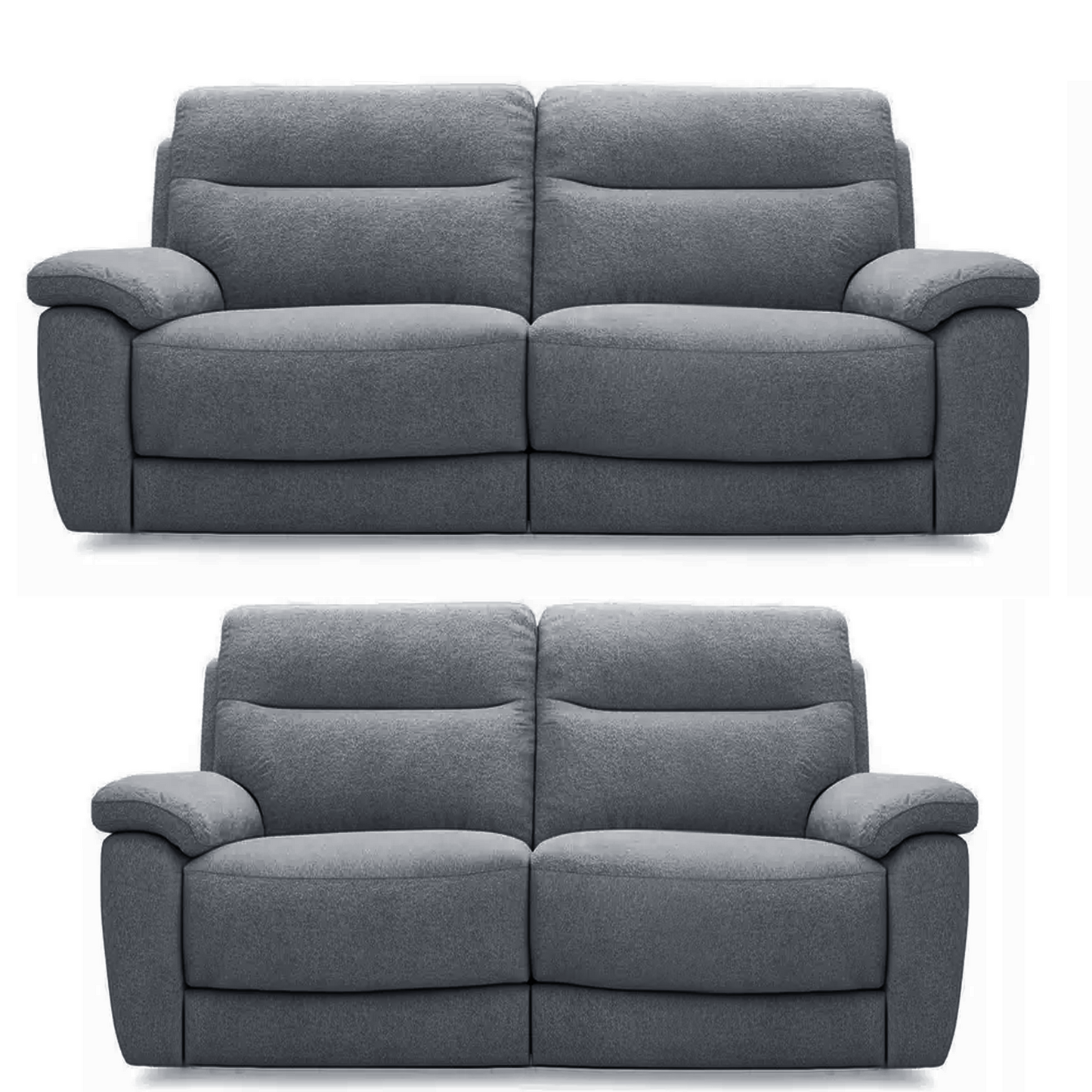 Keswick Power Recliner Beige or Grey Sofa Suite
