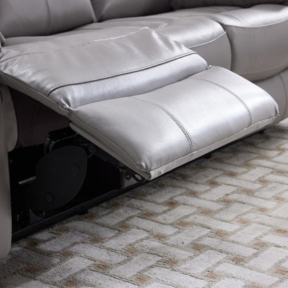 Knowle Electric Reclining 3 Piece Sofa Suite 2 + 1 + 1 Pisa Grey