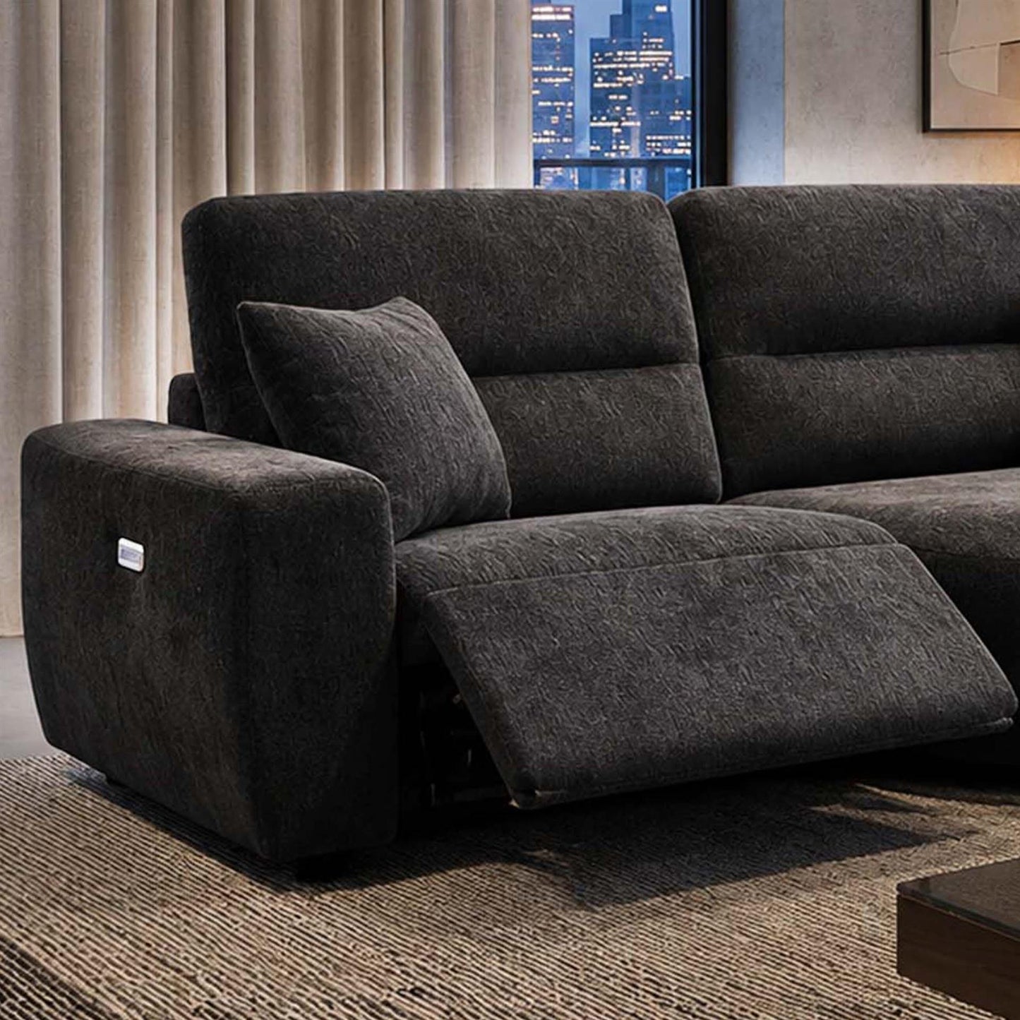 Denton Electric Recliner Chaise Sofa Left or Right Hand Facing