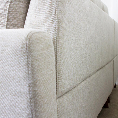 Jasper Universal Corner Sofa Reversible Chaise Dark Grey Grey Beige