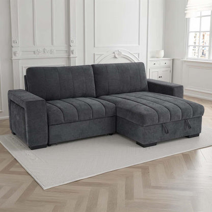 Frankie Universal Corner Sofa Bed with Storage USB & Cupholder