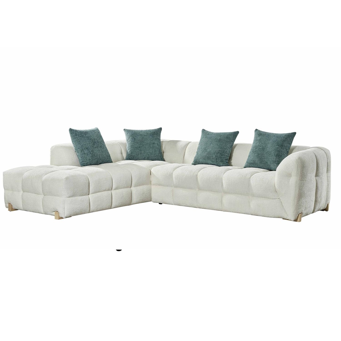 Geneva 5 Seater L Shaped Corner Sofa Left Hand Facing
