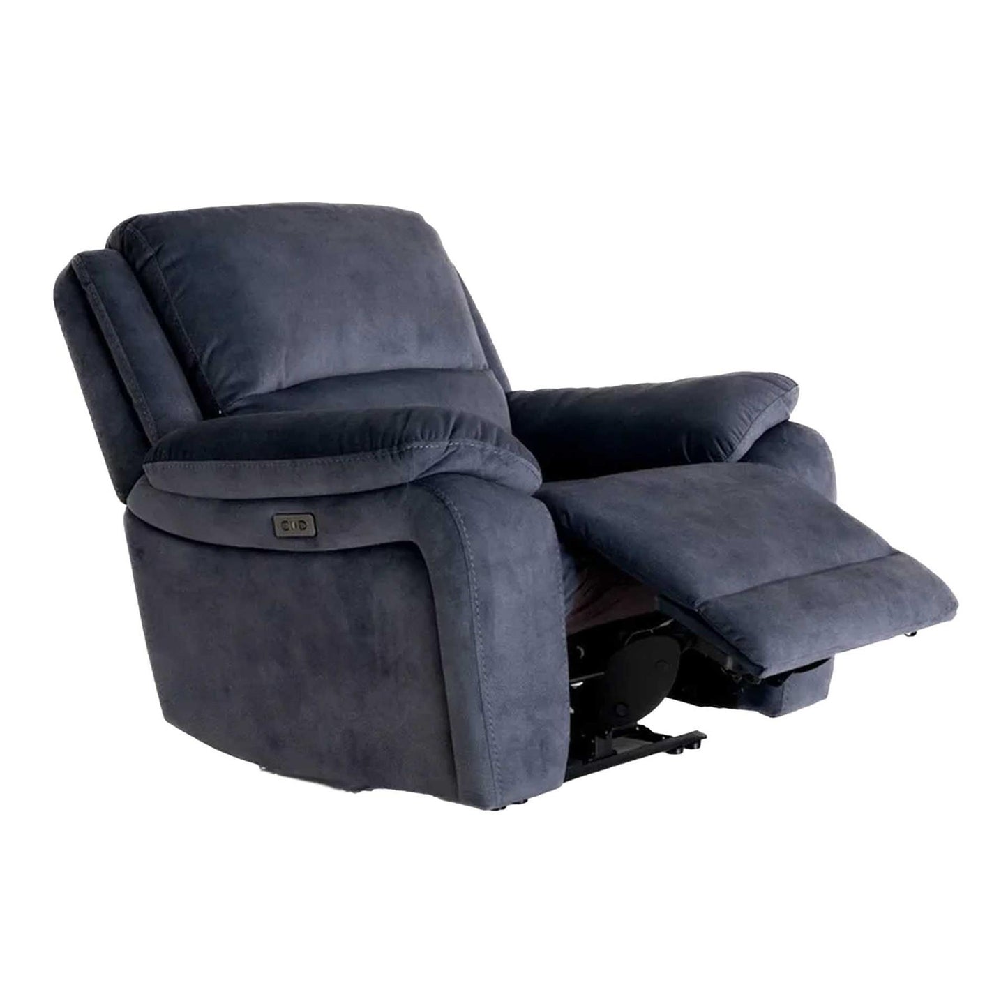 Bella Electric Reclining 3 Piece Sofa Suite 3 + 2 + 1 Grey