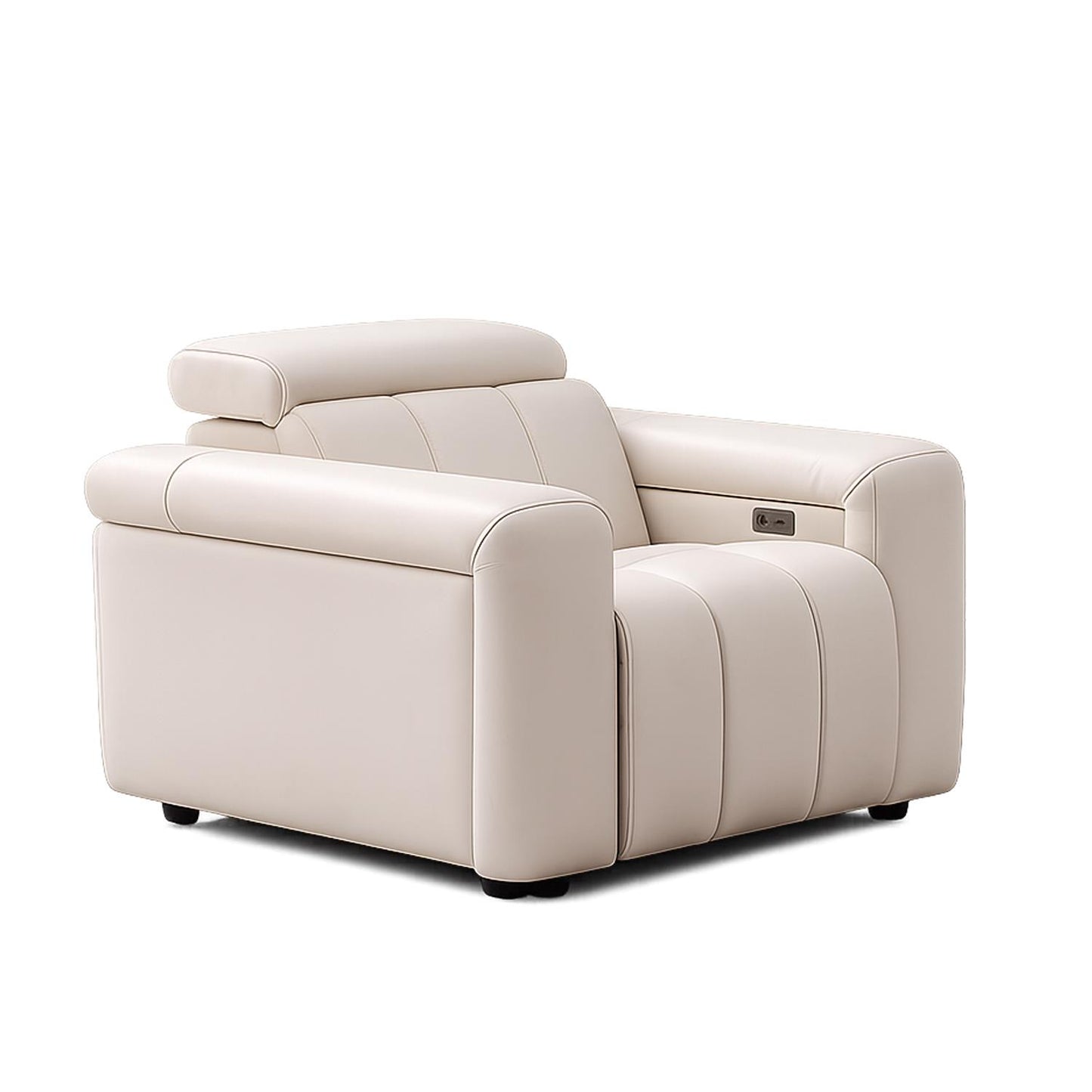 Delilah Electric Reclining Cream Oslo Armchair With Soundbar