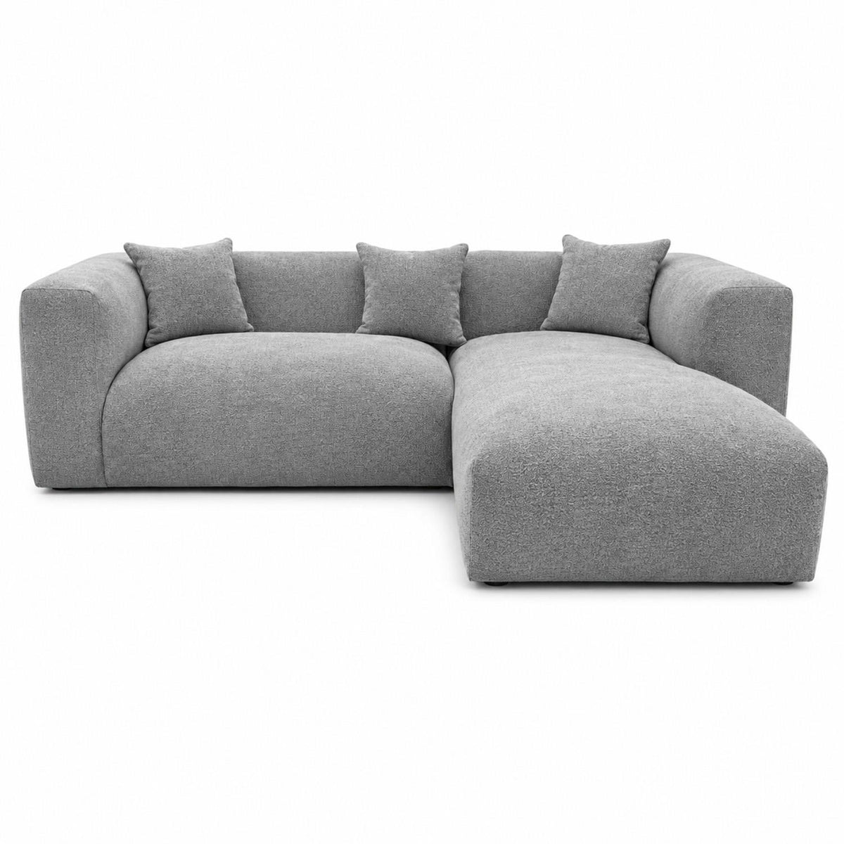 Ely Cloud Chaise L-Shaped Corner Sofa, Linen Fabric, LHF or RHF