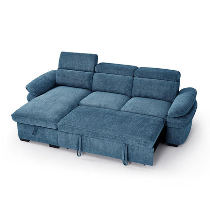 Blake Universal Corner 4 Seater Fabric Sofa Bed