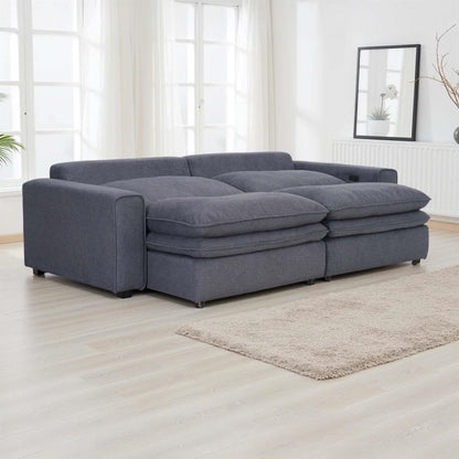 Finchley Cloud Electric 2 Seater Sofa Bed with Power Sliding Seats