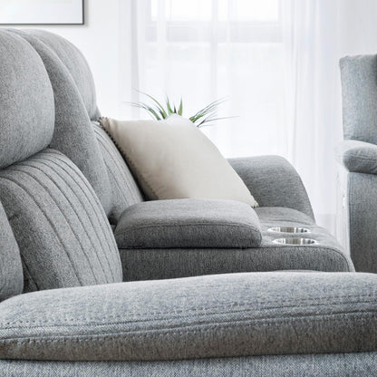 Linden Grey Electric Reclining 2 Seater sofa