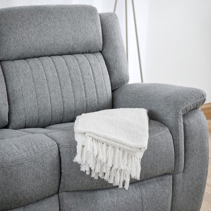 Linden Grey Electric Reclining 3 Seater sofa