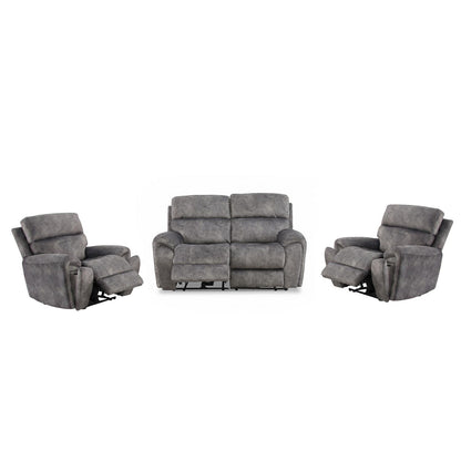 Valtos 2 + 1 + 1 Electric Recliner Sofa Suite Truffle or Grey