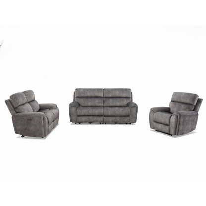 Valtos 3 + 2 + 1 Electric Recliner Sofa Suite Truffle or Grey