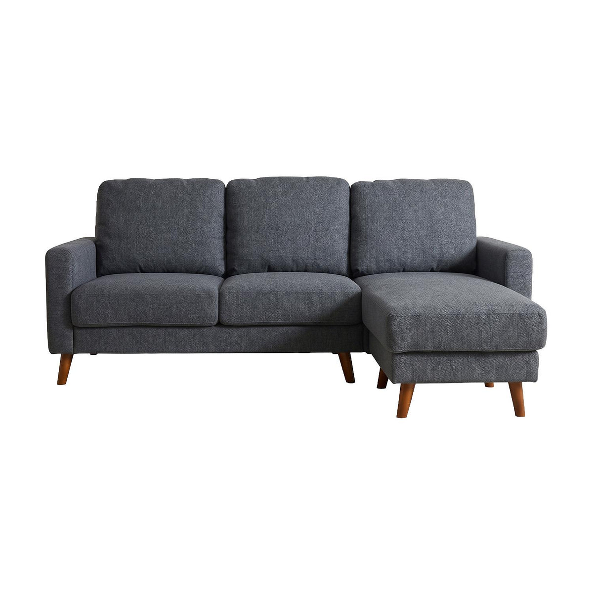 Jasper Universal Corner Sofa Reversible Chaise Dark Grey Grey Beige