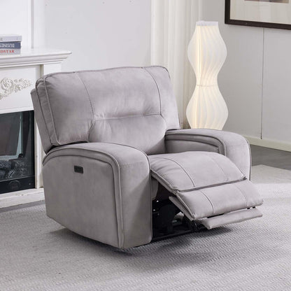 Caleb Power Electric Reclining Single Seater Armchair Aspen Latte