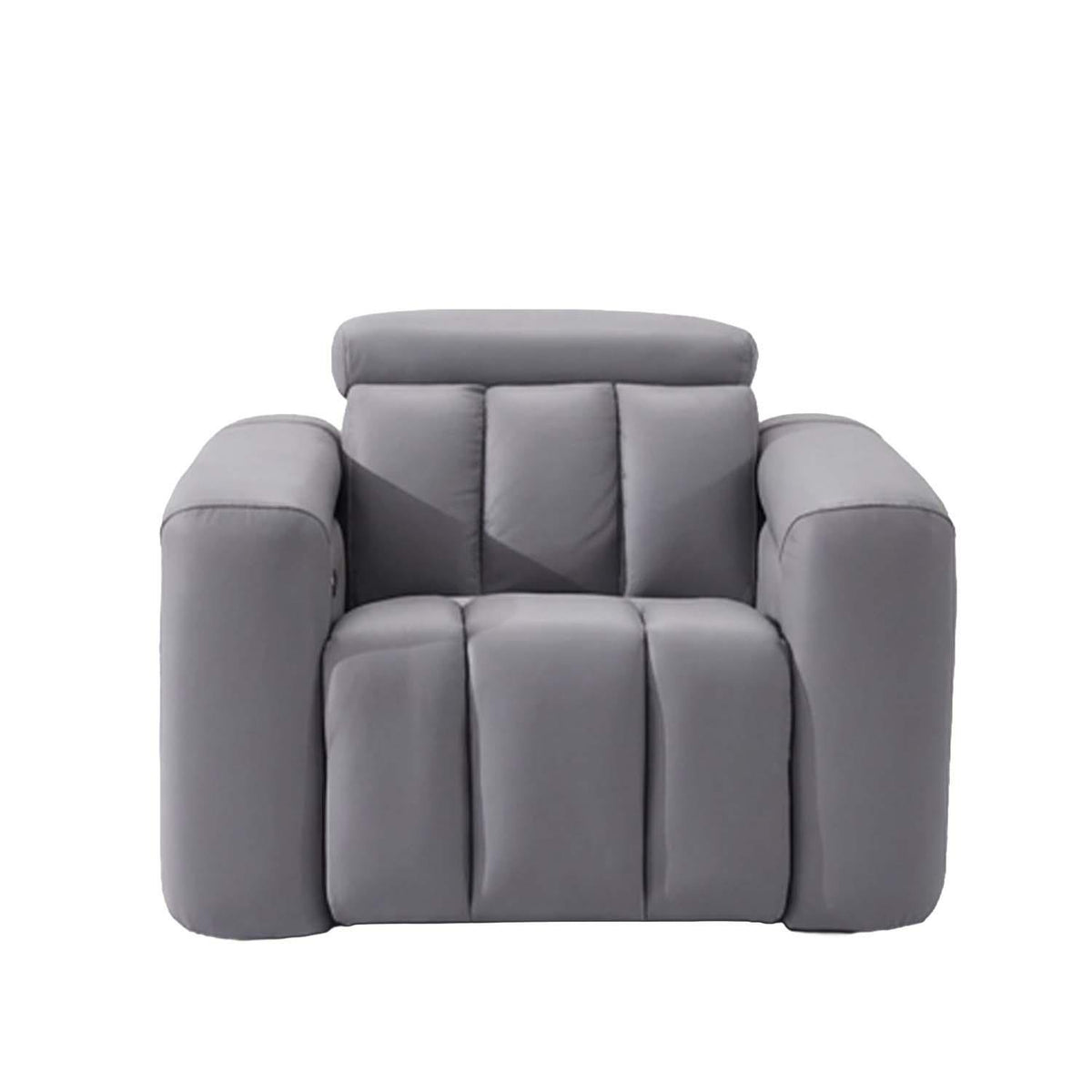 Delilah Electric Reclining Grey Armchair With Soundbar