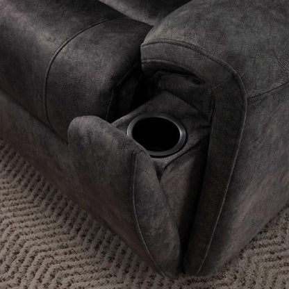Valtos 2 Corner 2 Fabric Electric Reclining Corner sofa Grey or Brown