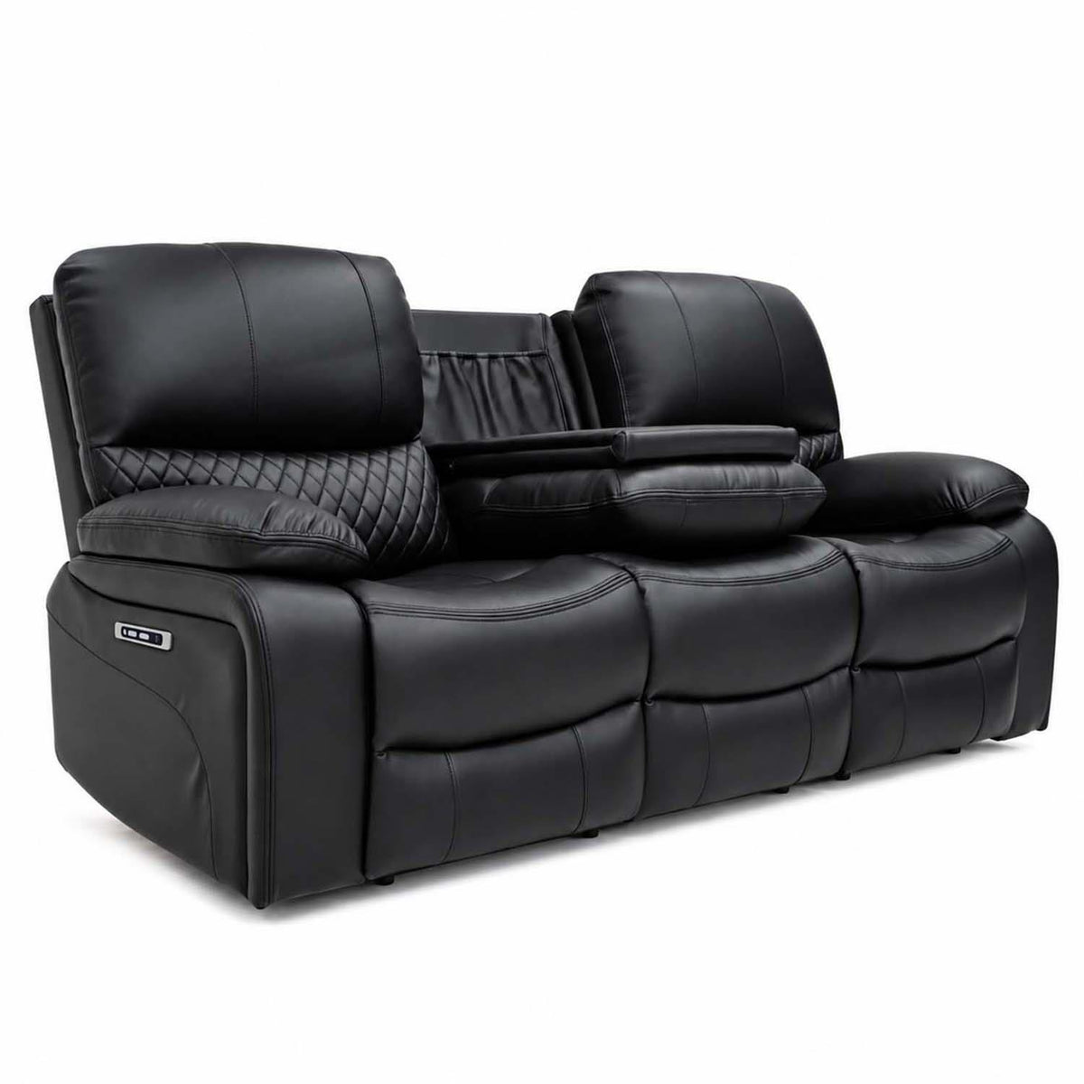 Bentley Electric Recliner Sofa Suite 3 + 2 Seater, Eco Leather