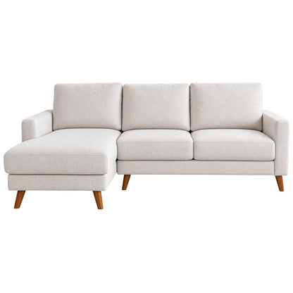 Jasper Universal Corner Sofa Reversible Chaise Dark Grey Grey Beige