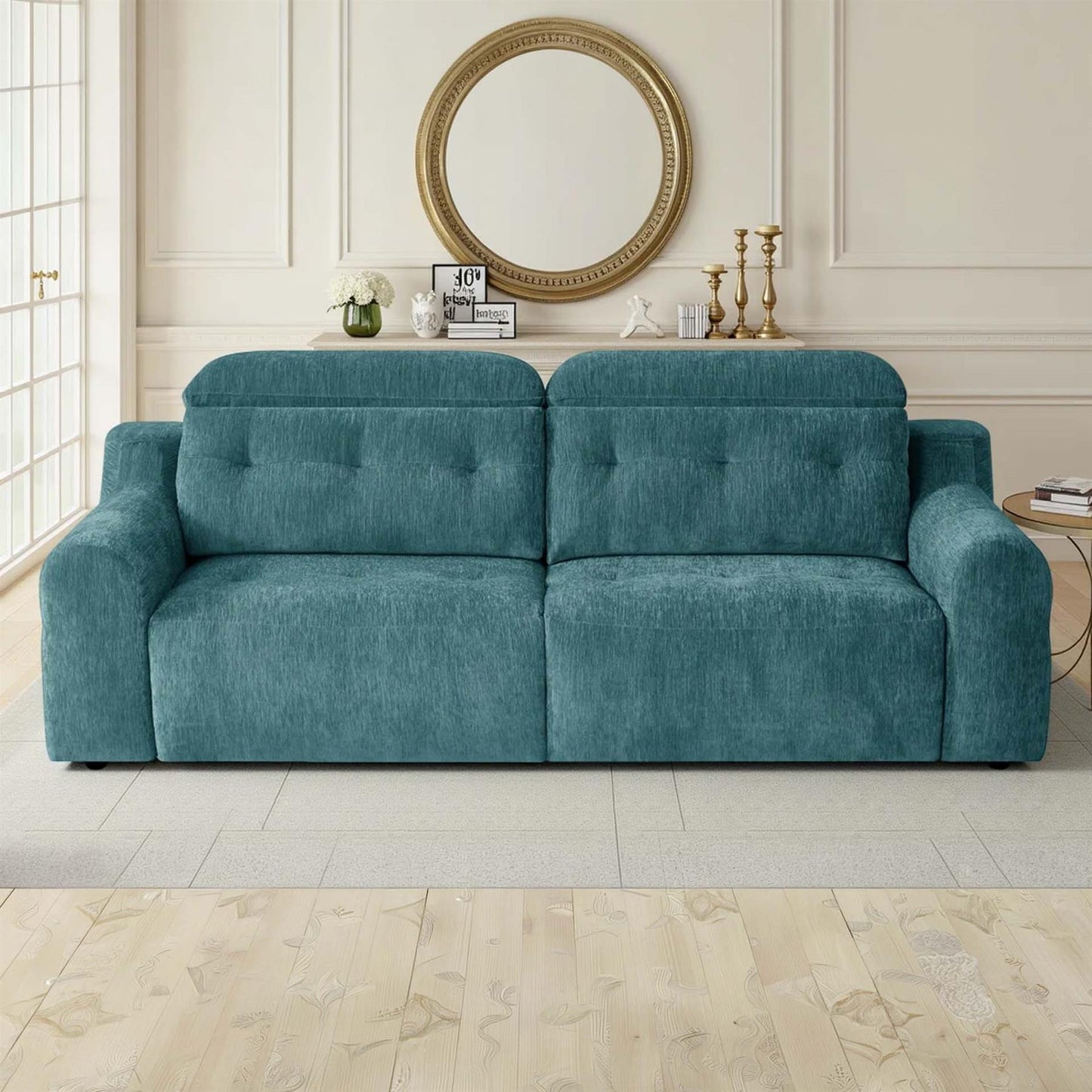 Harrington Electric Sofa Bed Chenille with Adjustable Headrests