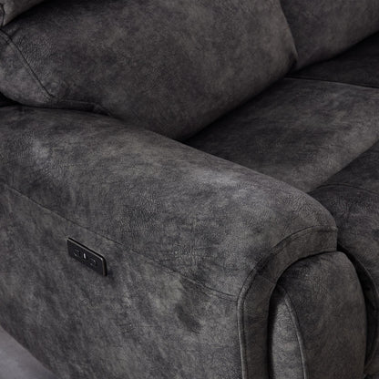 Valtos 3 + 2 + 1 Electric Recliner Sofa Suite Truffle or Grey