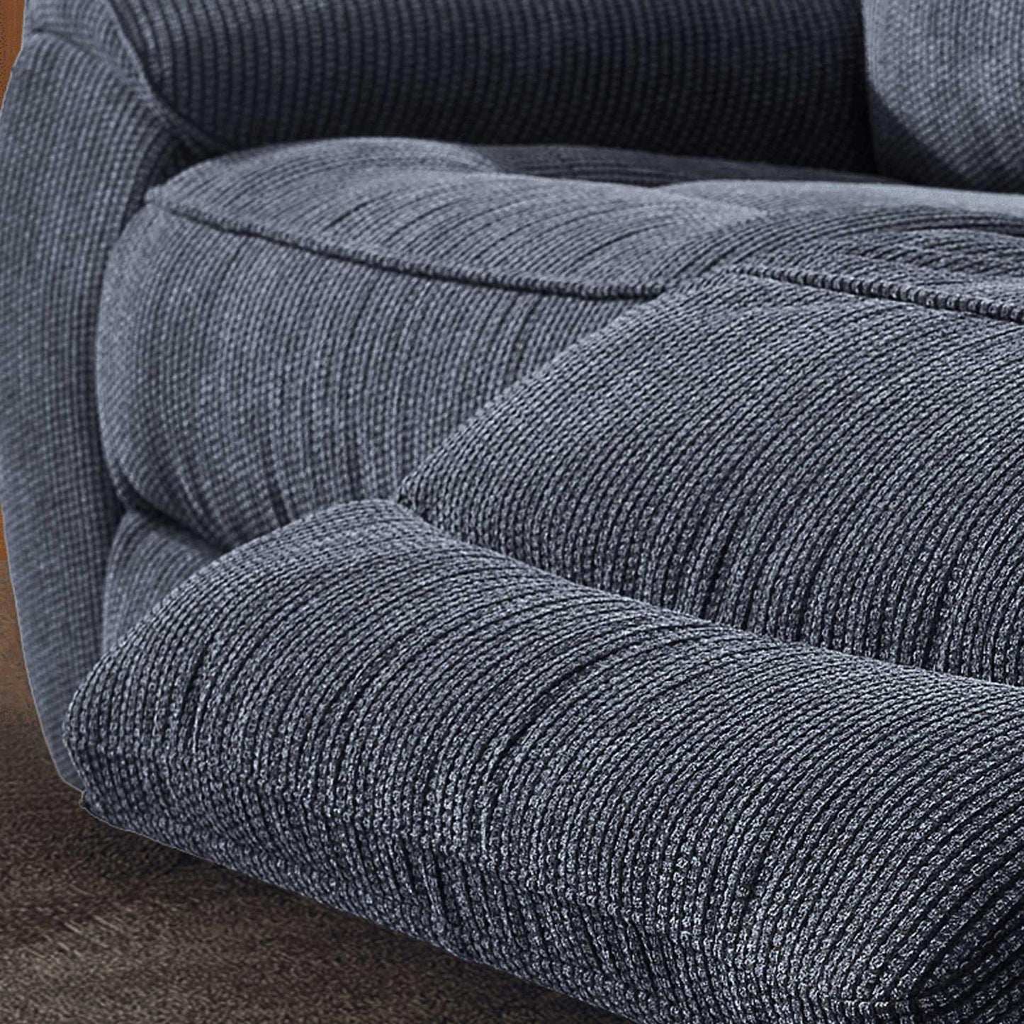 Lois Electric Reclining 3 Piece Sofa Suite 2 + 1 + 1 Black