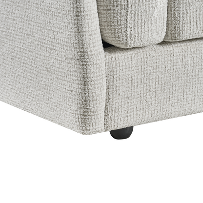 Bali Modern 2 Seater Chenille Sofa Beige or Grey