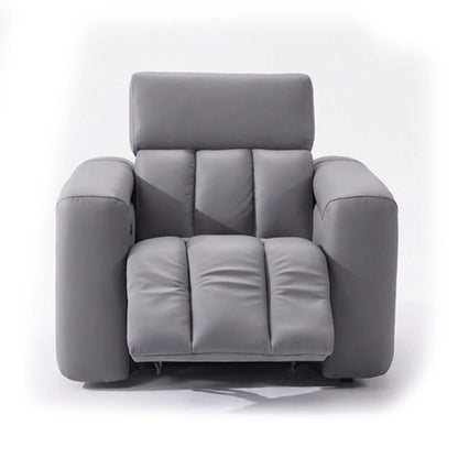 Delilah Electric Reclining Grey Armchair With Soundbar